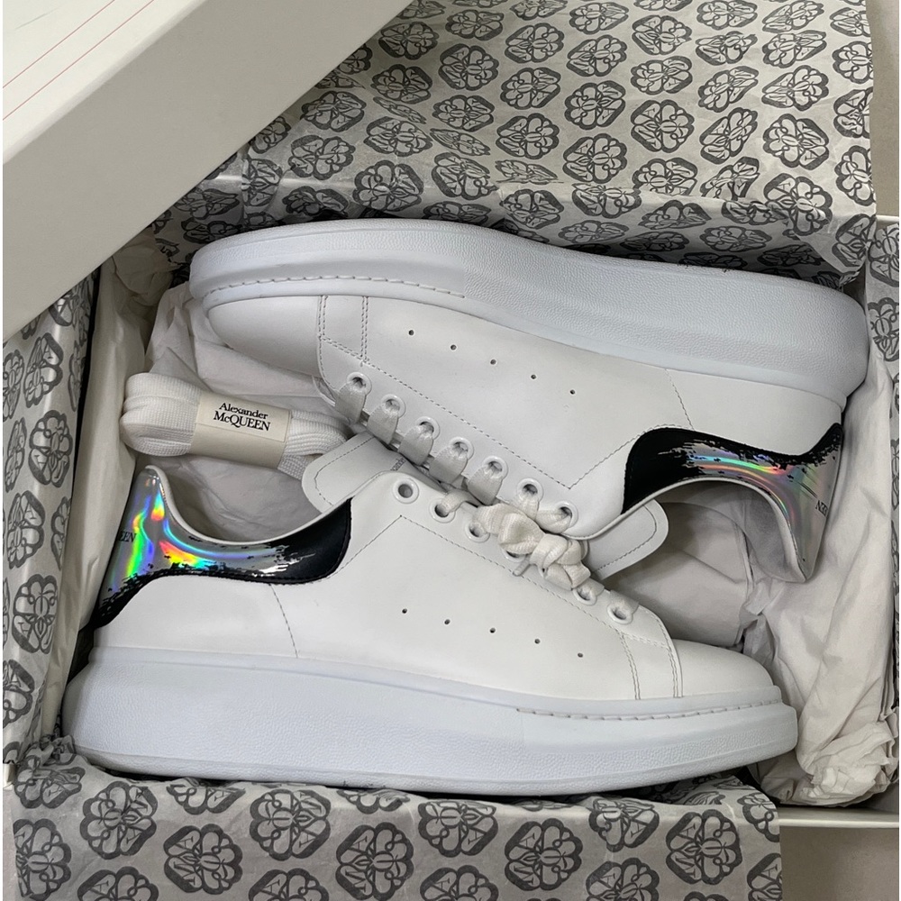 Alexander McQueen Size 43(10) White/Silver